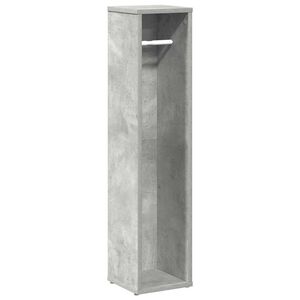 vidaXL Badezimmerschrank mit Rollenhalter Betongrau 20,5x20x90 cm