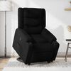 vidaXL Relaxsessel mit Aufstehhilfe Schwarz Stoff