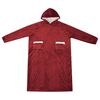 vidaXL Decken-Hoodie Bordeauxrot XL Fleece und Flanell