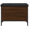 vidaXL Sitzbank mit Stauraum Braun Eiche 62x42x45 cm Holzwerkstoff