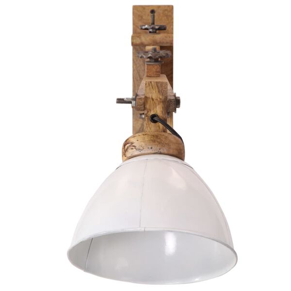 vidaXL Wandleuchte 25 W Wei&szlig; E27