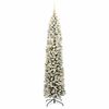 vidaXL K&uuml;nstlicher Weihnachtsbaum mit 300 LEDs mit St&auml;nder Gr&uuml;n 210 cm