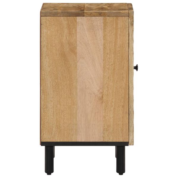 vidaXL Badschrank 38x33x58 cm Massivholz Mango