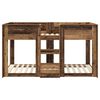 vidaXL Etagenbett f&uuml;r Kinder Altholz 80 x 200 cm Holzwerkstoff