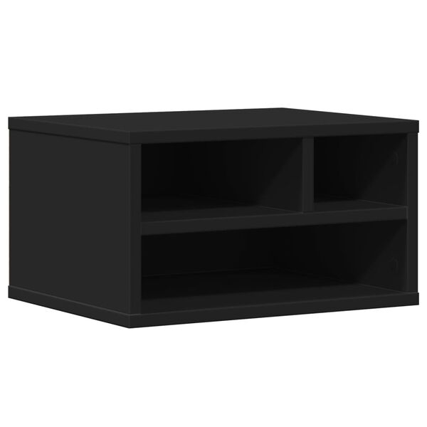 vidaXL Druckerst&auml;nder Schwarz 40x32x22,5 cm Holzwerkstoff