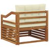 vidaXL Outdoor-Sofagarnitur Massivholz Akazie Natur