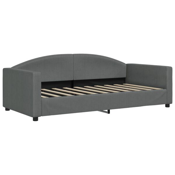 vidaXL Tagesbett Dunkelgrau 90x190 cm Stoff