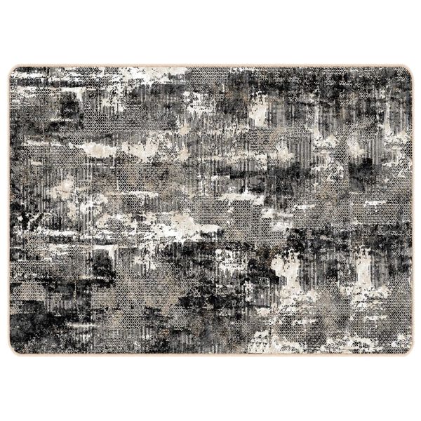 vidaXL Teppich Waschbar Mehrfarbig 190x300 cm