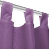 vidaXL Vorh&auml;nge Mikro-Satin 2 Stk. mit Schlaufen 140&times;245 cm Lila