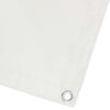 vidaXL Balkonsichtschutz Wei&szlig; 110 x 600 cm Oxford-Stoff