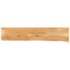 vidaXL Tischplatte mit Baumkante 180x40x2,5 cm Massivholz Mango