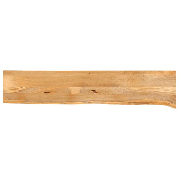 vidaXL Tischplatte mit Baumkante 180x40x2,5 cm Massivholz Mango