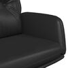 vidaXL Relaxsessel Schwarz Kunstleder