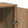 vidaXL Flurschrank Artisan-Eiche 55x25x189 cm Holzwerkstoff