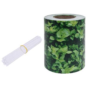 vidaXL Sichtschutzstreifen PVC 35 x 0,19 m Gr&uuml;n