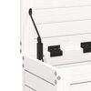 vidaXL Gartenhocker Wei&szlig; 62x31,5x52 cm Massivholz Kiefer