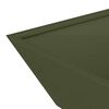 vidaXL Garten-Pflanzgef&auml;&szlig; 5 pcs Olive Gr&uuml;n 50 x 50 x 15 cm