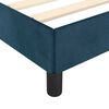 vidaXL Bettgestell ohne Matratze Dunkelblau 120x190 cm Samt