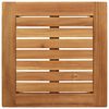 vidaXL Garten-Ess-Set 3 pcs Braun Massives Teakholz