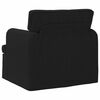 vidaXL Sofa Schwarz Gesamtabmessungen: 84 x 80 x 85 cm (B x T x H)
