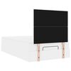 vidaXL Ottoman-Bett mit Matratze Wei&szlig; 120x190 cm Kunstleder