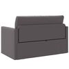 vidaXL Schlafsofa 110cm Grau Kunstleder