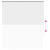 vidaXL Verdunkelungsrollo Wei&szlig; 130x150cm Stoffbreite 126,6cm Polyester