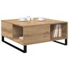 vidaXL Couchtisch Artisan-Eiche 80 x 80 x 36,5 cm Holzwerkstoff