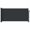 vidaXL Seitenmarkise Ausziehbar Schwarz 100x300 cm