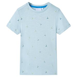 vidaXL Kinder-T-Shirt Hellblau 104
