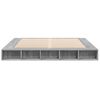 vidaXL Bettgestell Grau Sonoma 180x200 cm Holzwerkstoff