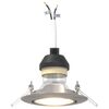 vidaXL Spotlight 24 pcs Silber 9 x 9 x 2,5 cm Metall
