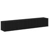 vidaXL TV-Schrankset 2 pcs Schwarz Eichen-Optik Holzwerkstoff