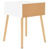 vidaXL Nachttische 2 Stk. Wei&szlig; 40x40x56 cm Holzwerkstoff