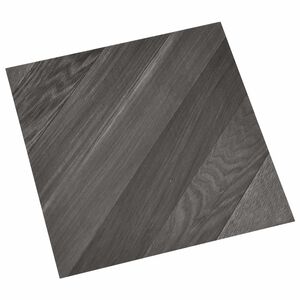 vidaXL Selbstklebende Bodenplanken Gestreift Grau 30,5 x 30,5 cm