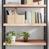 vidaXL Wandregal 100x40x(2-6) cm Massivholz Eiche Unbehandelt