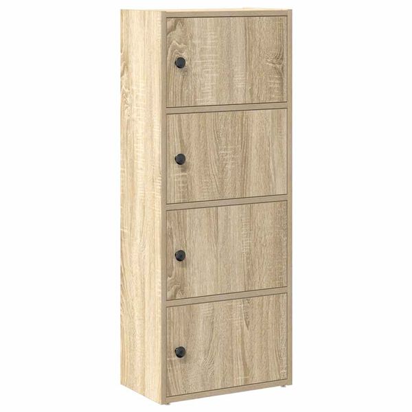 vidaXL B&uuml;cherregal Sonoma-Eiche 40x24x102 cm Holzwerkstoff