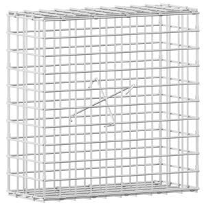 vidaXL Gabione mit 5 mm Draht und 5x5 cm Maschen 50x20x50 cm