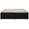 vidaXL Bettgestell ohne Matratze Schwarz 180x200 cm Stoff