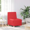 vidaXL | Modulares Armfreies Sofa | Rot 55 x 74 x 82 cm Kunstleder