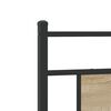 vidaXL Ersatz-Kopfteil Sonoma-Eiche 107 cm Holzwerkstoff und Stahl