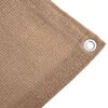 vidaXL Zeltteppich Taupe 400x700 cm HDPE