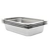 vidaXL Gastronormbeh&auml;lter 4 Stk. GN 1/1 100 mm Edelstahl