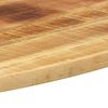 vidaXL Tischplatte 110x40x2,5 cm Oval Massivholz Mango