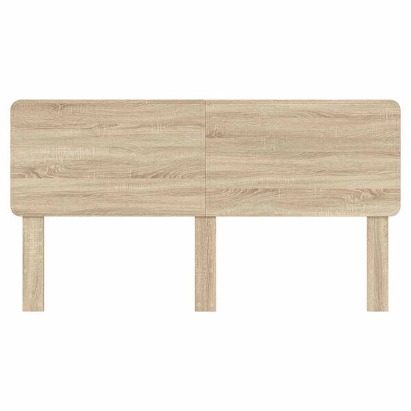 vidaXL Kopfteil mit Kopfteil Sonoma-Eiche 180 cm Holzwerkstoff
