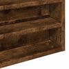 vidaXL Vitrinenschrank R&auml;uchereiche 100x8,5x50 cm Holzwerkstoff