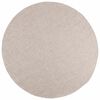 vidaXL Bereichsteppiche Rund HUARTE Creme &Oslash; 120 CM Polyester