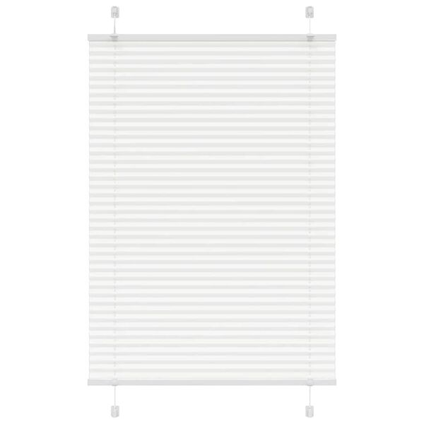 vidaXL Plissee Wei&szlig; 90x150 cm Stoffbreite 89,4 cm Polyester