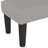 vidaXL Sitzbank Hellgrau 100x30x30 cm Stoff
