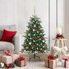 vidaXL K&uuml;nstlicher Weihnachtsbaum mit 150 LEDs mit St&auml;nder Gr&uuml;n 120 cm